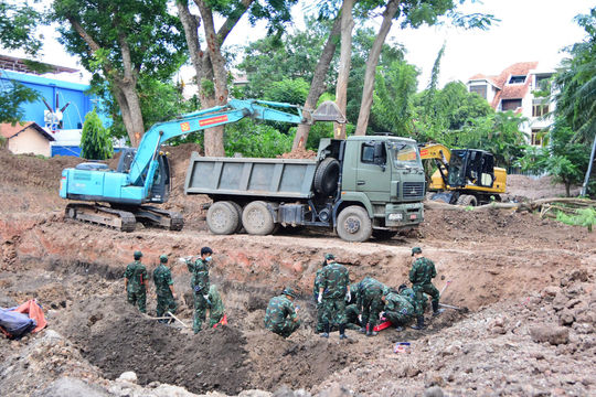 TP. Hồ Chí Minh: Phát hiện 8 vị trí mộ tập thể tại Công viên Lê Thị Riêng