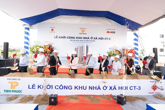 Khởi công 342 căn nhà ở xã hội thế hệ mới