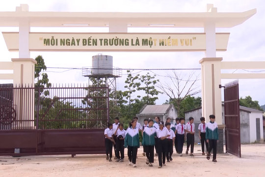 Đắk Lắk: Trường mới nơi biên giới, thêm niềm vui đến lớp