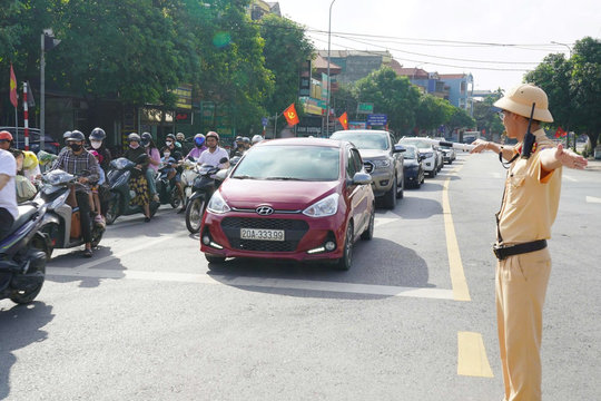Thái Nguyên: Tăng cường lực lượng đảm bảo trật tự an toàn giao thông dịp nghỉ lễ Quốc khánh 02/9