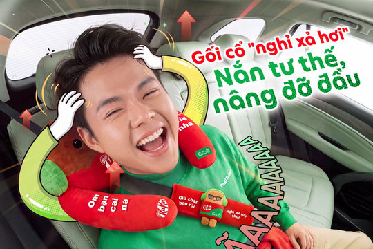 Grab và Kitkat triển khai dịch vụ “chuyến xe nghỉ xả hơi”