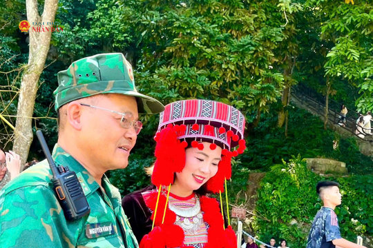 Đồn Biên phòng Đàm Thủy, Cao Bằng: Triển khai mã QR giới thiệu đường biên, cột mốc tại thác Bản Giốc