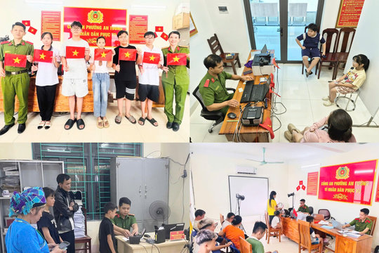 Công an Tuyên Quang xuyên lễ phục vụ Nhân dân giải quyết thủ tục hành chính