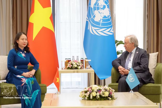 Vice State President meets UN chief, CICA, Togo leaders