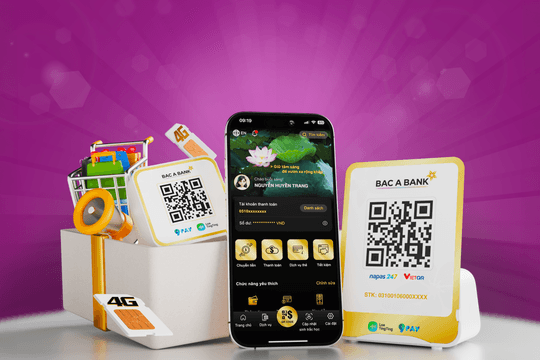 Chương trình ưu đãi hộ kinh doanh - BAC A BANK tặng loa và miễn phí sim 4G
