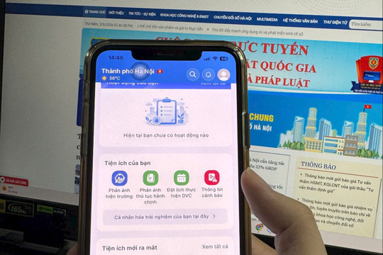 Hà Nội: Ra mắt Mini App “Bản đồ mưa ngập” trên iHanoi