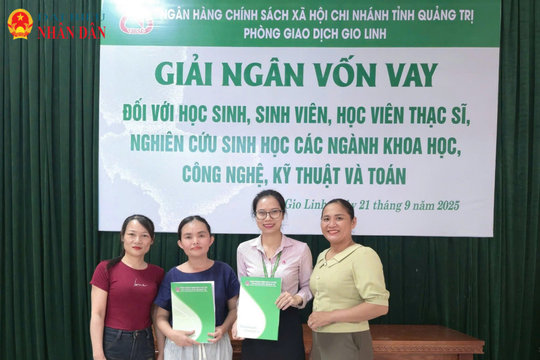 Tín dụng chính sách cho học sinh, sinh viên: Điểm tựa nhân văn trên đất lửa Quảng Trị