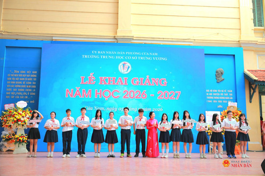 THCS Trưng Vương (phường Cửa Nam, Hà Nội): Hướng tới đào tạo những “công dân toàn cầu mang bản sắc dân tộc”