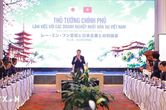 Thủ tướng Lê Minh Hưng: Thúc đẩy quan hệ đầu tư Việt - Nhật sang đối tác cùng phát triển và kiến tạo