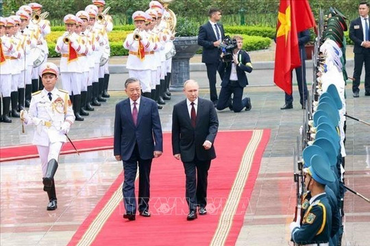 Dấu mốc nâng tầm quan hệ Đối tác Chiến lược toàn diện Việt Nam - Liên bang Nga