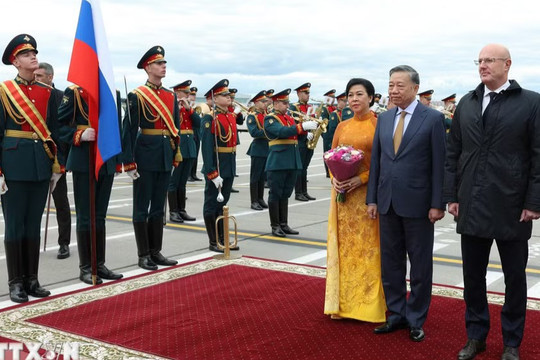 Tổng Bí thư, Chủ tịch nước Tô Lâm thăm cấp Nhà nước tới Liên bang Nga