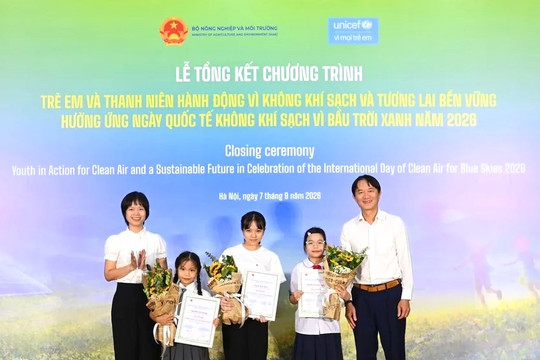 Trẻ em, thanh niên hành động vì không khí sạch