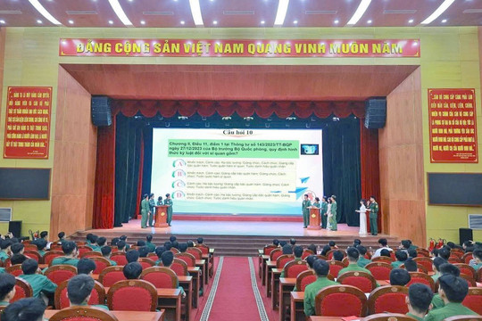 Tiểu đoàn 3, Học viện Hậu cần: Đổi mới công tác phổ biến, giáo dục pháp luật