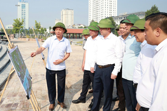 Bí thư Tỉnh ủy Bắc Ninh kiểm tra công tác chuẩn bị khánh thành Công viên Văn Miếu