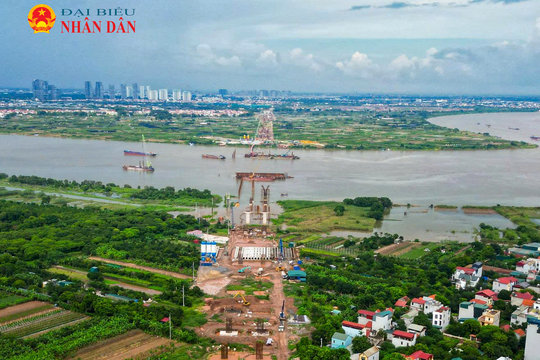 Cầu Ngọc Hồi 12.000 tỷ đồng tăng tốc thi công, quyết tâm về đích trước thềm APEC 2027