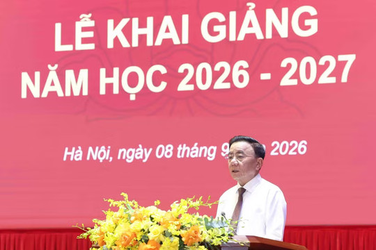 Thường trực Ban Bí thư Trần Cẩm Tú dự Lễ khai giảng tại Học viện Chính trị quốc gia Hồ Chí Minh