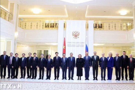 Tổng Bí thư, Chủ tịch nước Tô Lâm hội kiến Chủ tịch Hội đồng Liên bang Nga