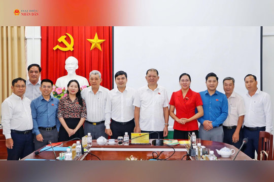 Đoàn giám sát của Ủy Ban Dân nguyện và Giám sát làm việc với UBND tỉnh Vĩnh Long