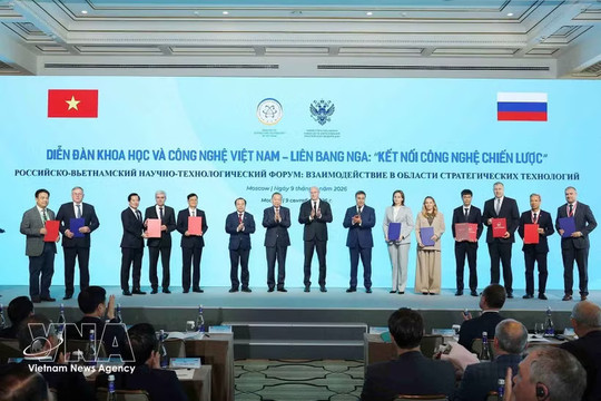 Top leader suggests turning sci-tech cooperation into new pillar of Vietnam–Russia ties
