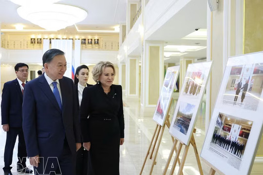 Top leader meets with Chairwoman of Russia’s Federation Council