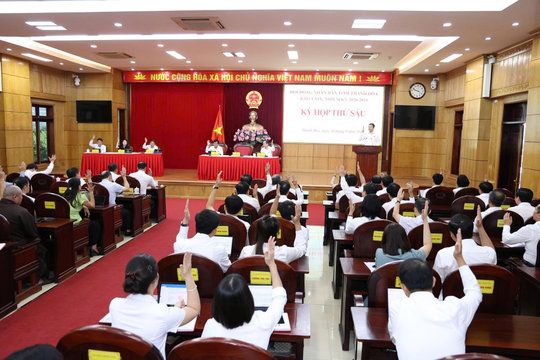 Thanh Hóa: HĐND tỉnh thông qua 21 nghị quyết tại Kỳ họp thứ 6