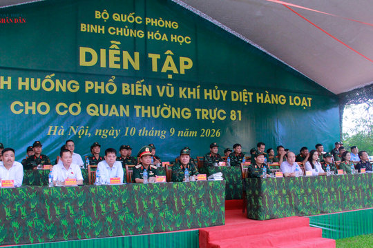 Kiểm nghiệm cơ chế ứng phó theo Luật Phòng, chống phổ biến vũ khí huỷ diệt hàng loạt