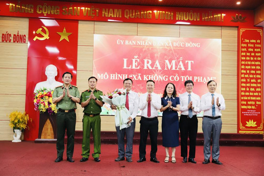 Hà Tĩnh ra mắt mô hình “Xã không có tội phạm”