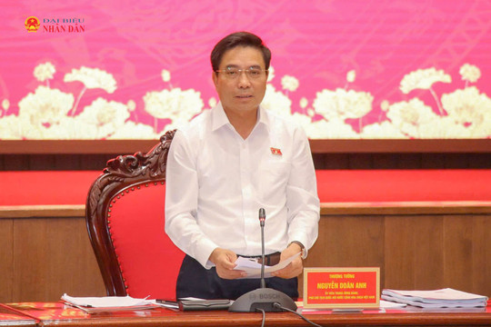 Đoàn khảo sát của Ban chỉ đạo Đề án tăng cường vai trò lãnh đạo của Đảng đối với hoạt động giám sát của Quốc hội, HĐND làm việc với TP. Hà Nội