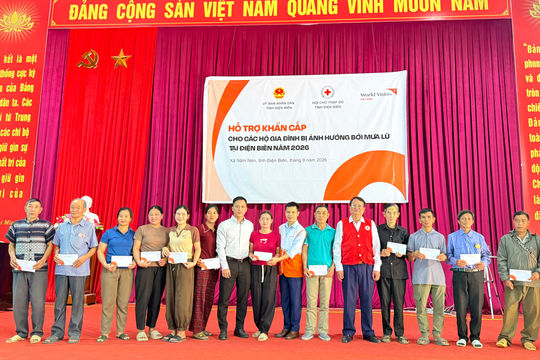 World Vision hỗ trợ khẩn cấp 102 hộ dân bị ảnh hưởng bởi mưa lũ tại tỉnh Điện Biên