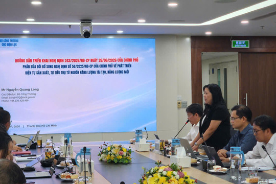 TP Hồ Chí Minh hướng dẫn thực hiện các quy định về điện mặt trời mái nhà