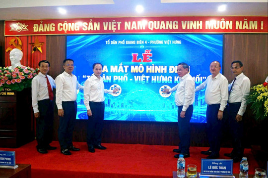 Ra mắt mô hình “Tổ dân phố - Việt Hưng kết nối”