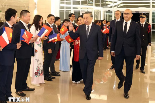 Tổng Bí thư, Chủ tịch nước Tô Lâm thăm chính thức Cộng hòa Pháp