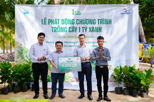 Từ cam kết nguồn lực đến tổ chức nguồn lực: Cách Đạt Phương triển khai “1 Tỷ Xanh”