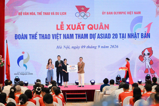 SHB tiếp sức Đoàn Thể thao Việt Nam chinh phục ASIAD 20