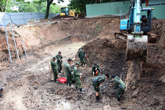 TP. Hồ Chí Minh: Tiếp tục tìm kiếm, quy tập hài cốt liệt sĩ tại Công viên Lê Thị Riêng