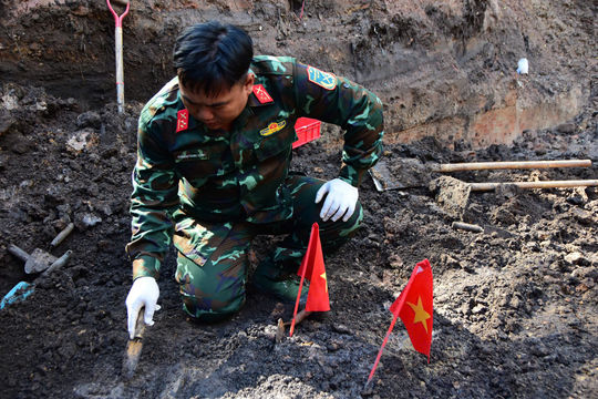TP. Hồ Chí Minh: Quy tập thêm 11 bộ hài cốt liệt sĩ tại Công viên Lê Thị Riêng
