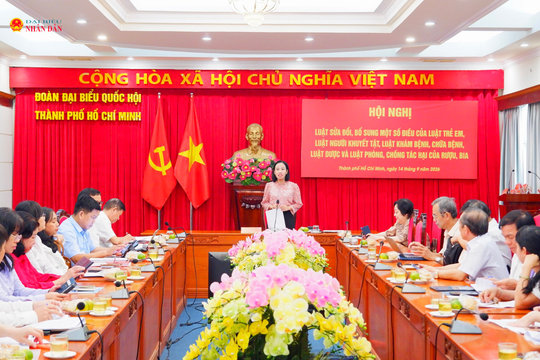 Đoàn ĐBQH TP. Hồ Chí Minh góp ý sửa các luật trong lĩnh vực y tế