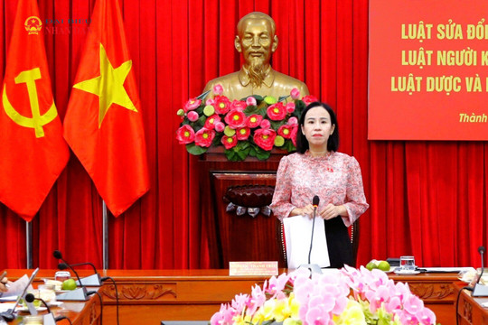 Đoàn ĐBQH TP. Hồ Chí Minh góp ý sửa các luật trong lĩnh vực y tế