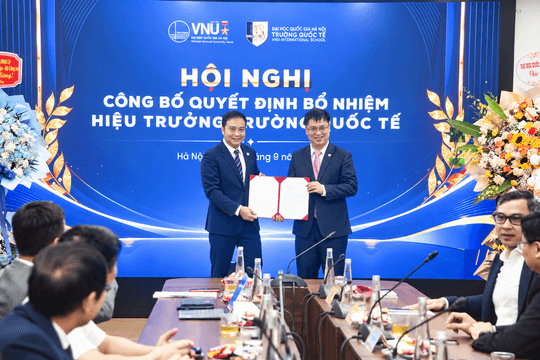 PGS.TS. Nguyễn Anh Tuấn được bổ nhiệm làm Hiệu trưởng Trường Quốc tế – ĐHQGHN
