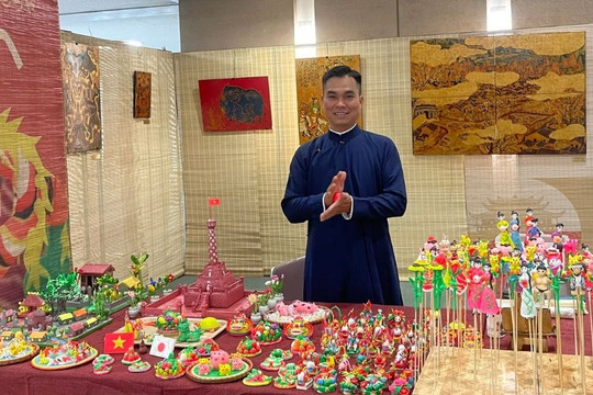Sắc màu thủ công tại BRICS Bazaar 2026 và câu chuyện của tò he, sơn mài Việt