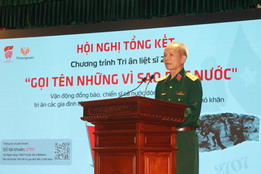 Chương trình Tri ân liệt sĩ 2026: Tiếp nhận hơn 11 tỷ đồng từ hàng vạn tấm lòng