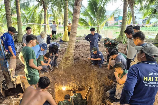 Dong Thap: 44 sets of fallen soldiers’ remains found in border commune
