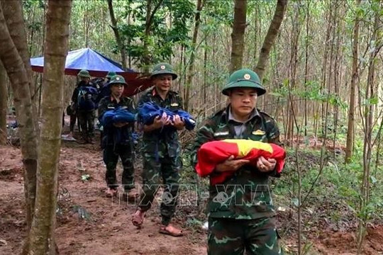Search area expanded to recover more martyrs’ remains in Quang Tri