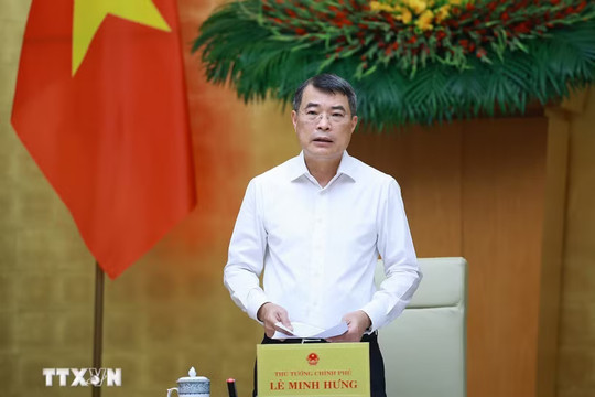 Thủ tướng Lê Minh Hưng: Thể chế phải đi trước một bước, mở đường cho phát triển