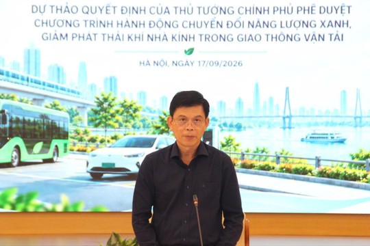 Chuyển đổi năng lượng xanh, giảm phát thải trong lĩnh vực giao thông vận tải