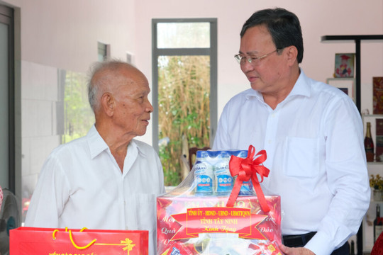 Tây Ninh: Thực hiện nhiều chính sách hỗ trợ đời sống người có công với cách mạng