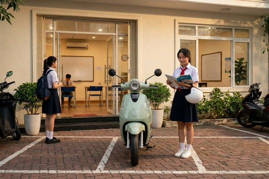 Đổi pin trong vài phút: Evo Lite giúp học sinh chủ động hơn
