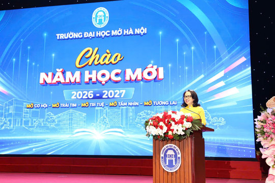 Hiệu trưởng Trường ĐH Mở Hà Nội: "Tri thức tạo nên năng lực, nhưng cách sử dụng năng lực mới quyết định giá trị con người"