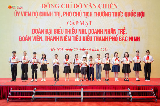 Chăm lo cho thiếu nhi chính là chăm lo cho tương lai của quê hương, đất nước