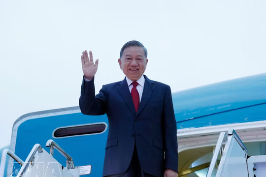 Vietnam’s top leader arrives in New York for UNGA 81 high-level debate